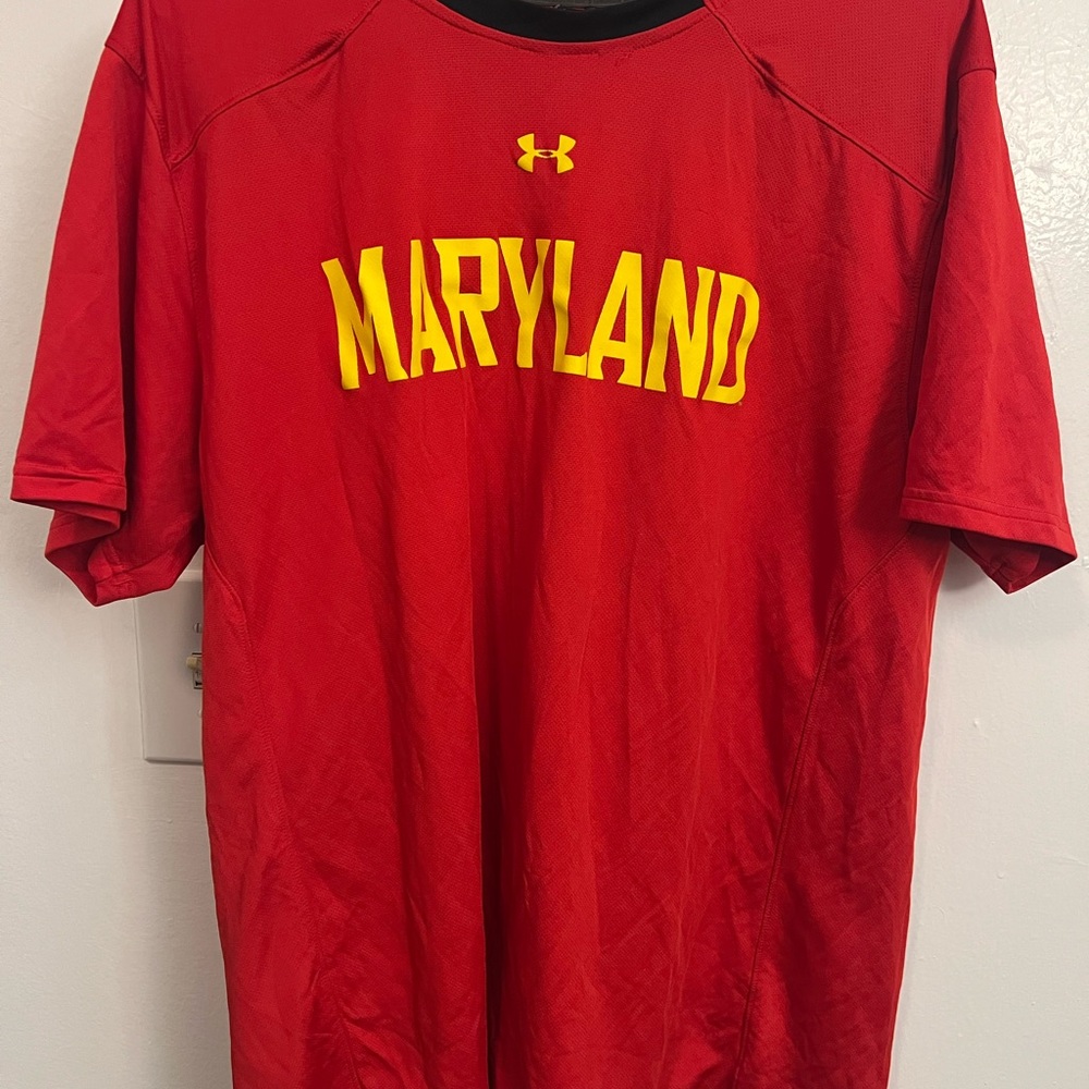 Under Armour Red Maryland Men's Shirt